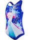 Speedo Kinder Badeanzug Einteilig Blau