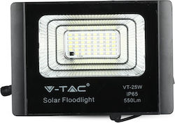 V-TAC Wasserdicht Solar LED Flutlicht 25W Kaltweiß 6400K IP65