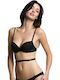 Secret Push Up Bra Underwire Black