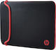 HP Neoprene Sleeve 14" Black/Red