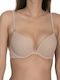 Luna Basic Secret Push Up Bra Underwire Beige