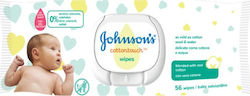Johnson & Johnson Cotton Touch Wipes 56τμχ Johnson & Johnson Cotton Touch Wipes 56τμχ