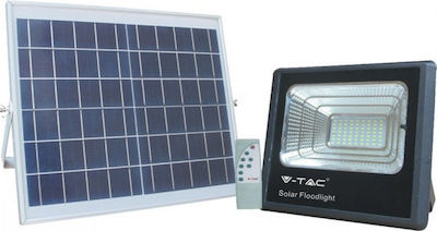V-TAC Rezistent la apă Panouri solare Proiector LED 20W Alb Rece 6400K cu Telecomandă IP65