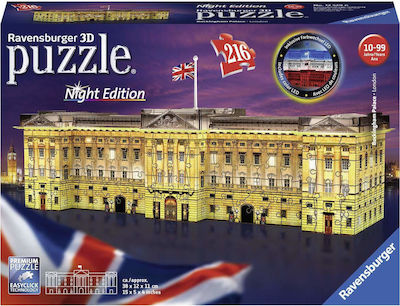 Buckingham Palace Night Edition Puzzle 3D 216 Bucăți