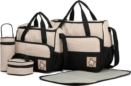 Miss Lulu Shoulder/Hand Diaper Bag Diaper Bag Black