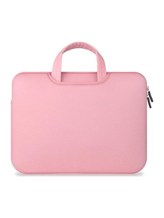 Tech-Protect Airbag Shoulder / Handheld Bag for 14" Laptop Pink