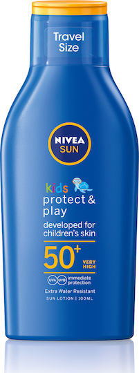 Nivea Sun Kids Protect & Care Waterproof Copii Crema de Soare Emulsie SPF50 100ml