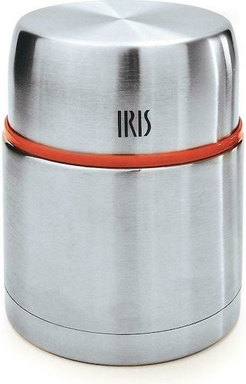 Iris Barcelona Δοχείο Φαγητού Inox Θερμός Ασημί 500ml