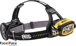 Petzl Rechargeable Headlamp LED Waterproof IP67 with Maximum Brightness 1100lm Duo S