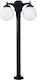 Heronia LP-100EB Outdoor Floor Lamp Small Post IP23 for E27 Socket Black