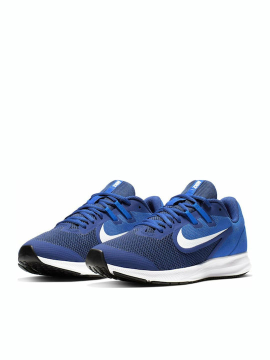 Downshifter 9 Αθλητικά Παιδικά Παπούτσια Running με Κορδόνια Deep Royal Blue / White