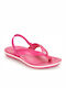 Kids' Flip Flops Fuchsia Crocband Strap Flip K