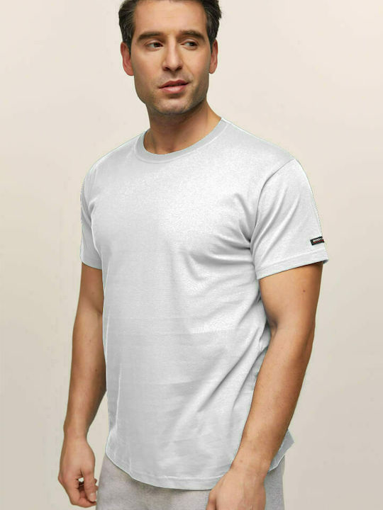 Bodymove Ανδρικό T-shirt Κοντομάνικο Λευκό