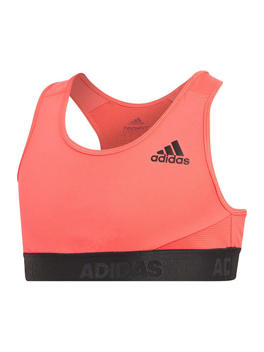 adidas Alphaskin Kids' Bralette Orange