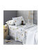 Palamaiki Sheet Set Single Cotton My Kingdom MK715 170x260cm 3pcs