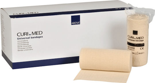 Abena CuriMed Universal Elastic Adhesive Sport Tapes 12cm x 5m Beige 10 Pieces