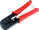 Ethernet Internet Cable Crimping Plier RJ12, RJ11, RJ45, RJ10 with Cable Cutter (Length 184mm) T-WC-01