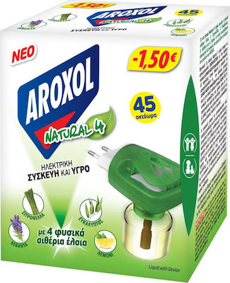 Aroxol Natural 4 Συσκευή με Υγρό για Κουνούπια