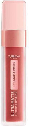 L'Oreal Paris Les Macarons Ultra Matte Long Lasting Liquid Lipstick Matte 822 Mon Caramel 7.6ml