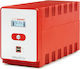 SPS 1200 SOHO+ UPS (VI) Line-Interactive 1200VA 720W with 4 Schuko AC Outlets