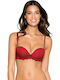 Dorina Push Up Bra Underwire Red