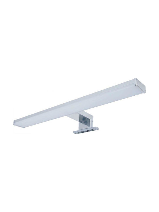 Lucas Μπάνιου Led Modern Wall Lamp Built-in LED Natural White 60cm Silver WC12W3