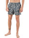 Emerson Men's Swimwear Shorts Gray with Patterns