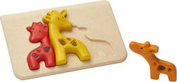 Holz Kinder Steckpuzzle Giraffe 3pcs Plan Toys