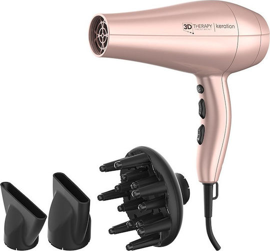 GA.MA Diva 3D Keratin GH3537 Professional Hair Dryer with Diffuser 2300W