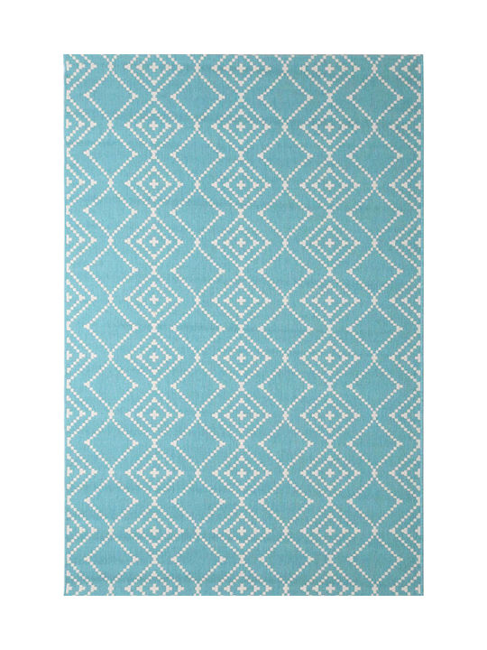 Royal Carpet Flox 47 Rug Rectangular Timp de vară Wicker albastru deschis
