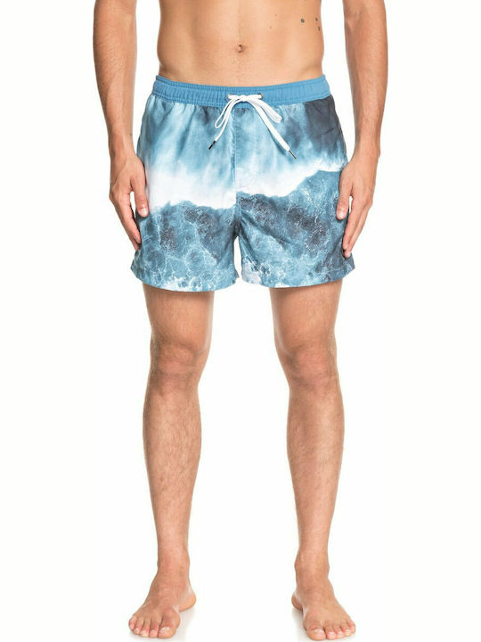 Quiksilver Jetlag 15" Men's Swimwear Shorts Southern Ocean with Patterns