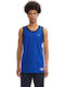 Champion Reverse Tank Top Herren T-Shirt Kurzarm Blau