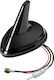 Lampa Car Antenna Roof Aero-Fin 3 Shark for Satellite with Amplifier in Black Color