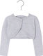 Mayoral Kids Bolero Jacket Gray