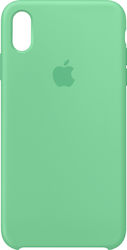 Apple Umschlag Rückseite Silikon Grün (iPhone X...