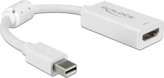 DeLock Konverter Mini-DisplayPort männlich zu HDMI weiblich Weiß 1Stück 63935