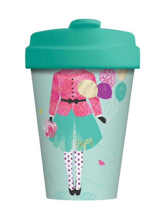 Chic Mic Enjoy Balloons Becher Bamboo mit Decke...