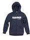 Kids Sweatshirt Cardigan with Hood Navy Blue