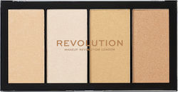 Revolution Beauty Re-loaded Highlighter Palette Lustre Lights Warm 20gr Revolution Beauty Re-loaded Highlighter Palette Lustre Lights Warm 20gr