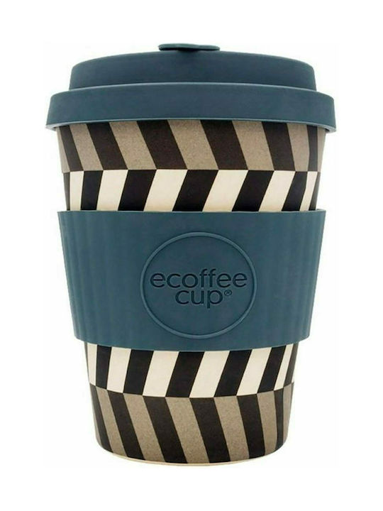 Ecoffee Cup Look Into My Eyes Cană Bambus cu Capac Multicoloră 355ml 1buc