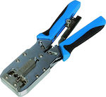 LogiLink C6 Ethernet Internet Cable Crimping Plier RJ12, RJ11, RJ45 with Cable Cutter (Length 180mm)