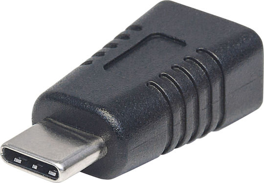 Manhattan Convertor USB-C masculin în micro USB feminin 1buc 354660