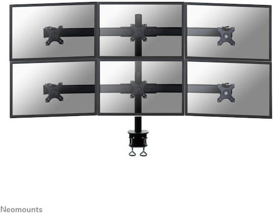 Newstar Stand Desk Mounted for 6 Monitors up to 27" (FPMA-D700D6)