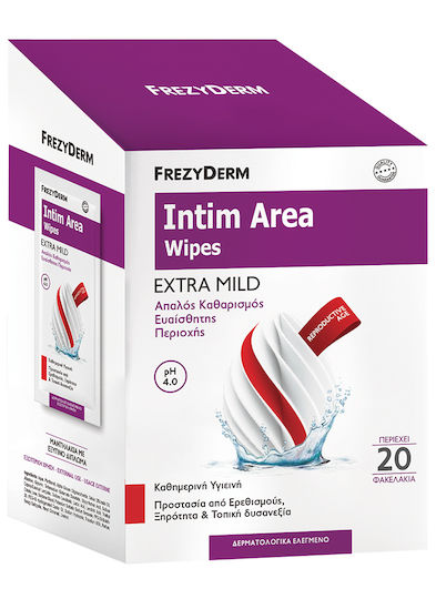 Frezyderm Intim Area Wipes Extra Mild pH 4 Tücher