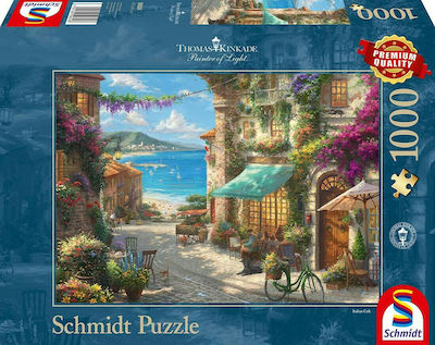 Cafe on the Italian Riviera Puzzle 2D 1000 Pieces