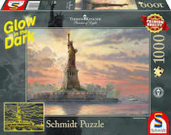 Statue of Liberty at Dusk Puzzle 2D 1000 Pieces