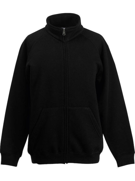 Fruit of the Loom Детска Суитшърт Жилетка Sweat Jacket 62-005-0 Черен