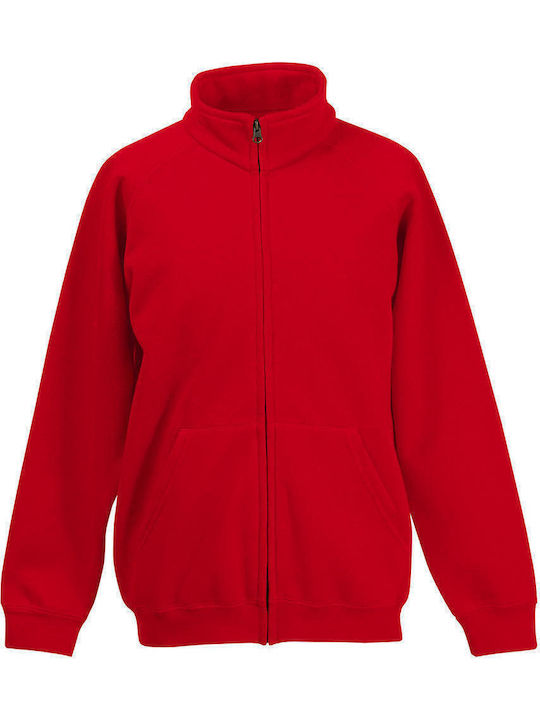 Fruit of the Loom Kinder-Sweatshirtjacke Sweat Jacket 62-005-0 Rot
