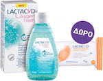 Lactacyd Oxygen Fresh Wash & Intimate Wipes Seturi de Îngrijire a Pielii cu Gel de dus 200ml