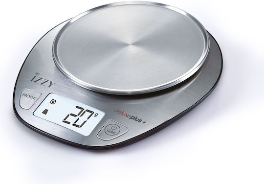 Izzy Deluxe Plus Digital Kitchen Scale up to 5kg Inox